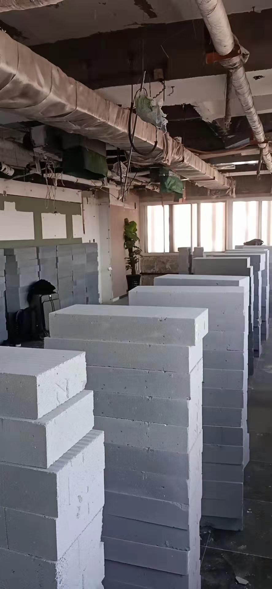 泡沫砖隔墙应用参考