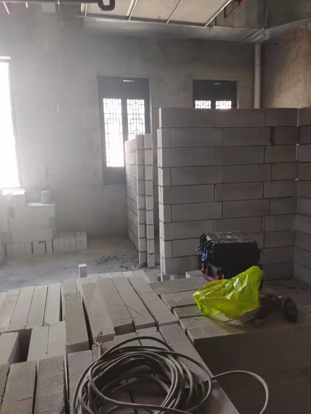 隔墙施工进度参考